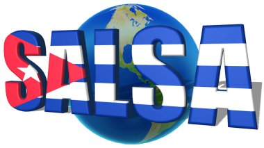 Dünyayla salsa dansının 3D 'sinde yazılmış.