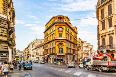 Roma saraylarına bakın. Ağustos 2019 Roma, Lazio - İtalya