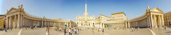 Vue Sur Place Basilique Saint Pierre Cité Vatican Août 2019 — Photo