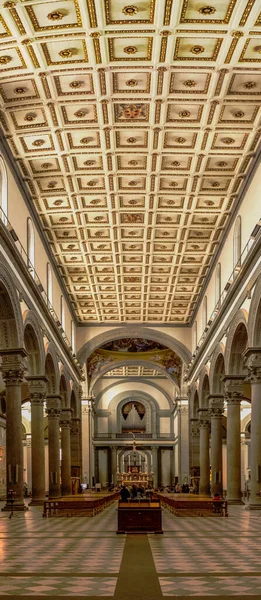 Binnenkant Van Kerk Van San Lorenzo Florence April 2018 Florence — Stockfoto