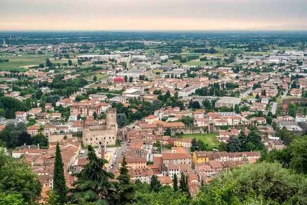 Top View Castle Marostica Vicenza Italy — Stock Photo, Image