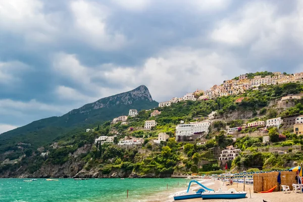 View Beach Vietri Sul Mare Amalfi Coast Campania Italy — Foto de Stock