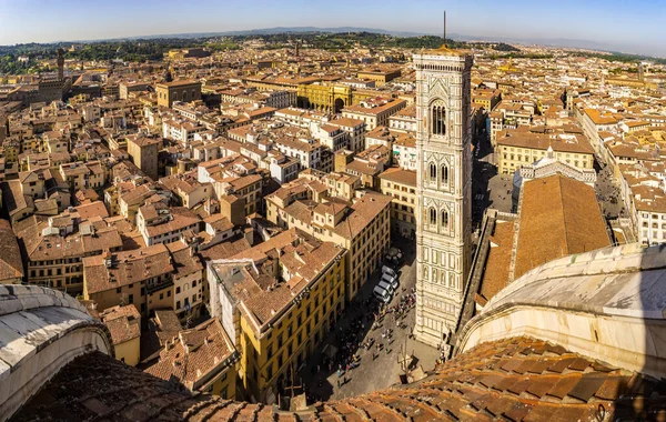 Vista Panorámica Ciudad Artística Florencia Desde Cúpula Del Duomo Toscana —  Fotos de Stock