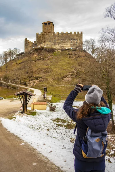 Středověký Hrad Horách — Stock fotografie