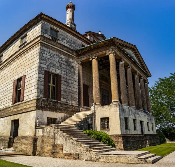 Venedik Bulunan Malcontenta Adlı Foscari Villasının Manzarası Temmuz 2018 Malcontent — Stok fotoğraf