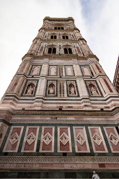 Giotto Nun Floransa Çan Kulesi Aşağıdan Görüldü Toskana Talya — Stok fotoğraf