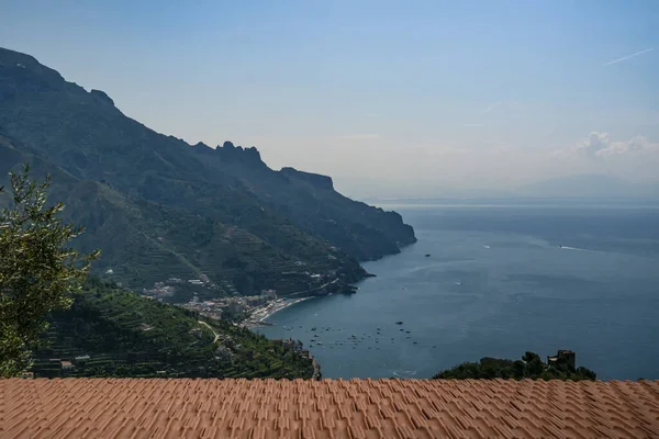 View Amalfi Coast Lattari Mountains Campania Italy — Photo