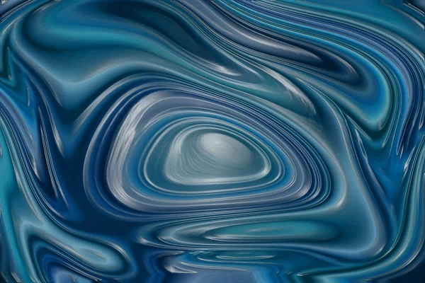 Blue Liquid Marble Background Texture — Stock Photo, Image