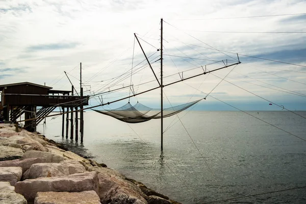 Рибальська Мережа Морі — стокове фото