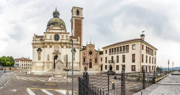 Vista Del Santuario Madonna Monte Berico Junio 2020 Vicenza Italia —  Fotos de Stock