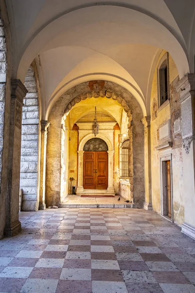 Portico Theater Feltre February 2020 Feltre Belluno Italy — Stock Photo, Image