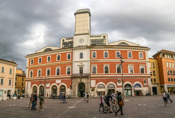 Vista Una Plaza Terni Junio 2018 Terni Umbría Italia —  Fotos de Stock