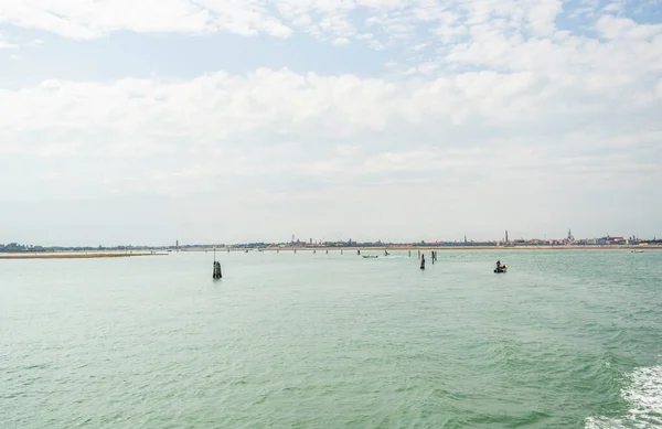 Vue Sur Lagune Venise Vers Burano Vénétie Italie — Photo