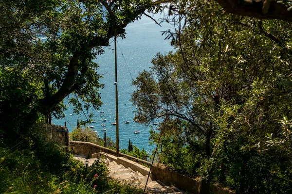 Minori Campania Nın Sahil Köyü Talya — Stok fotoğraf
