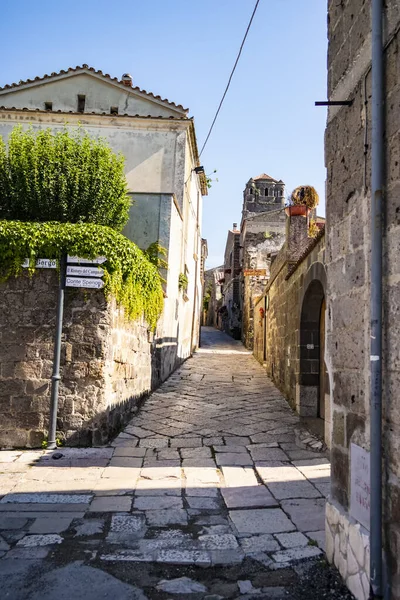 카세르타 의좁은 거리들을 바라보라 2018 카세르타 캄파니아 이탈리아 — 스톡 사진
