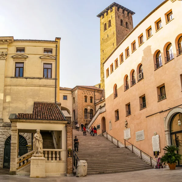 Vista Del Palacio Moroni Padua Octubre 2019 Padua Veneto Italia —  Fotos de Stock