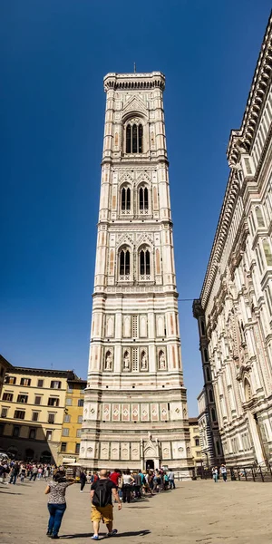 Vue Panoramique Sur Tour Giotto Florence Avril 2018 Florence Toscane — Photo