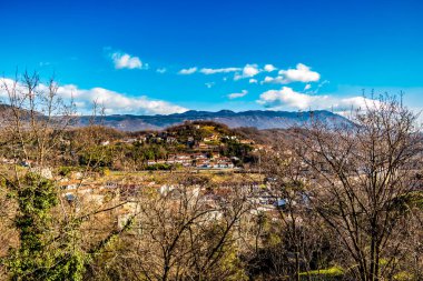 Gorizia, Friuli Venezia Giulia - İtalya 'nın doğu surlarından görüntü