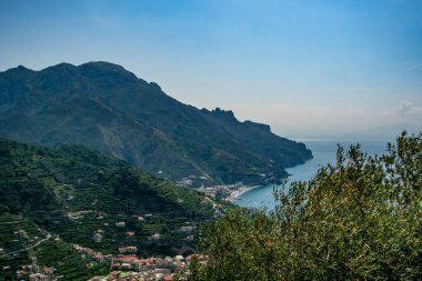 View of the Amalfi coast from the Lattari mountains, Campania - Italy