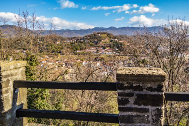 Gorizia, Friuli Venezia Giulia - İtalya 'nın doğu surlarından görüntü