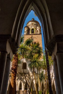 View on the cloister of the church of Amalfi. 19 June 2018 Amalfi, Campania - Italy