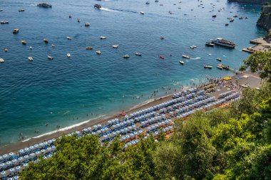 Sea view in Positano, along the Amalfi coast, Campania - Italy
