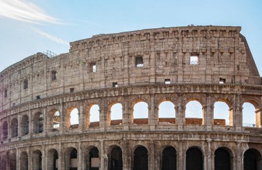 Roma, Lazio 'daki Colosseum' a bakın - İtalya