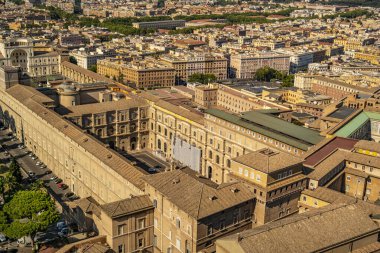 Roma, Vatikan 'daki Aziz Petrus Bazilikası' nın en iyi manzarası.