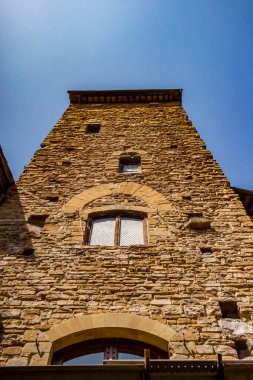 Floransa, Toskana 'daki bir kuleye bakın.