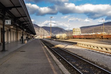 Nova Gorica İstasyonu. 3 Ocak 2019 Nova Gorica, Slovenya