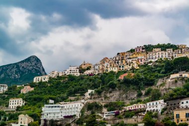 View from Vietri sul Mare along the Amalfi Coast, Campania - Italy