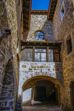 Gorizia şatosunun içi. 3 Ocak 2019 Gorizia, Friuli Venezia Giulia - İtalya