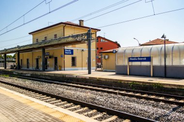 Şehirdeki tren istasyonu.