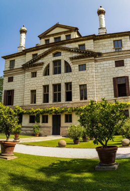 Malcontenta 'daki Villa Foscari' ye bakın. 15 Temmuz 2018 Malcontent, Veneto - İtalya