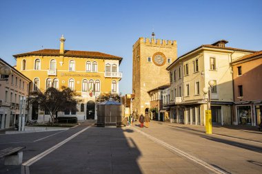 Roma, İtalya dolaylarında Eylül, 2017: Venedik, Toskana, Başkent 'in caddesi.