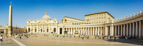 Veduta Della Piazza Della Basilica San Pietro Città Del Vaticano — Foto Stock