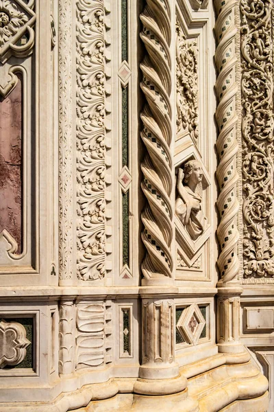 Detalhes Exteriores Duomo Florença Toscana Itália — Fotografia de Stock