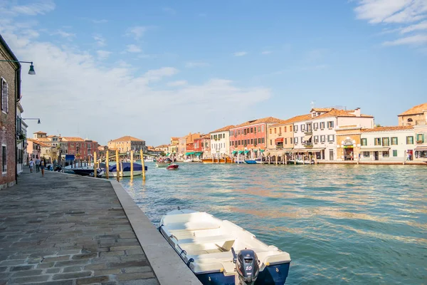 Pohled Ostrov Murano Září 2020 Murano Benátky Itálie — Stock fotografie