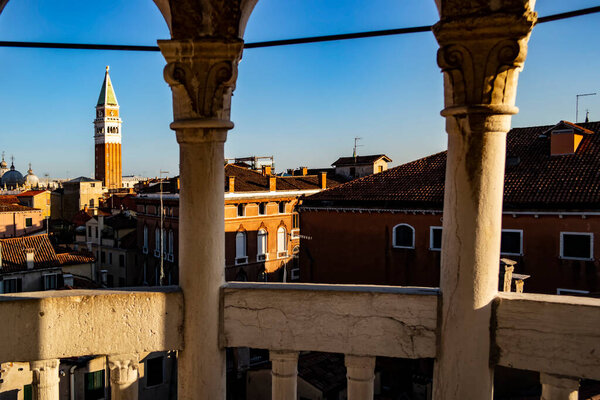 Panorama on the roofs of Venice, Veneto - Italy