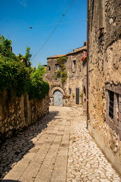 Vista Ciudad Casertavecchia Junio 2018 Caserta Campania Italia —  Fotos de Stock