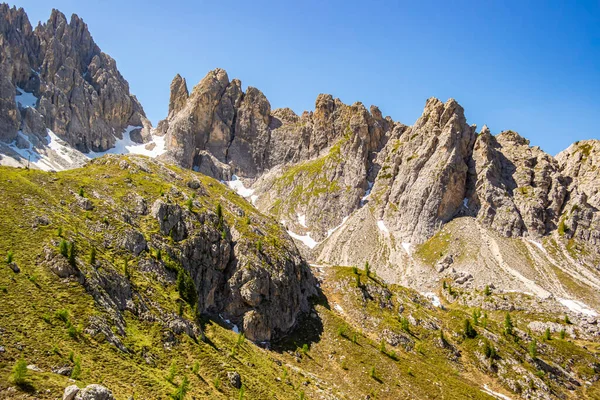 Vista Das Montanhas Dolomitas Perto Misurina Veneto Itália — Fotografia de Stock