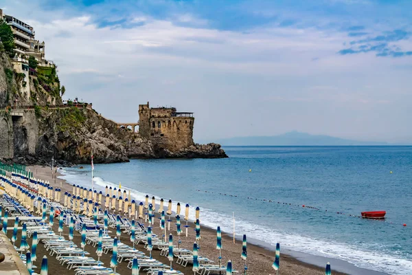 View from Maiori along the Amalfi coast, Campania - Italy
