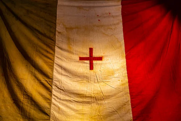 Bandera Kraju Republiki Czeskiej — Zdjęcie stockowe