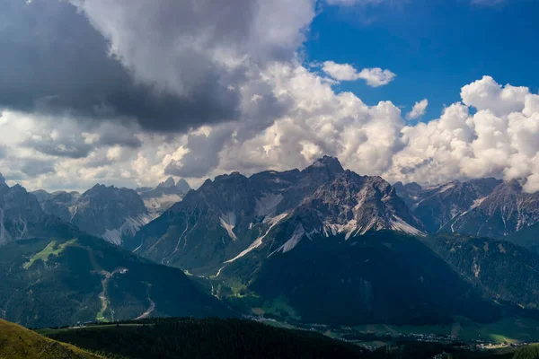 Vista Refúgio Montanha Sillian Caríntia Áustria — Fotografia de Stock
