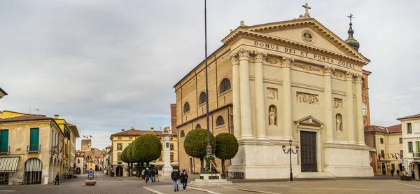 Vista Piazza Del Duomo Pádua Julho 2019 Pádua Veneto Itália — Fotografia de Stock