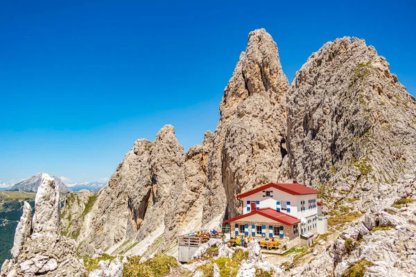 Veduta Sulle Montagne Del Rifugio Fratelli Fonda Savio Belluno — Foto Stock