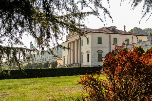 Widok Villa Cordellina Lombardi Montecchio Maggiore Marzec 2019 Montecchio Maggiore — Zdjęcie stockowe