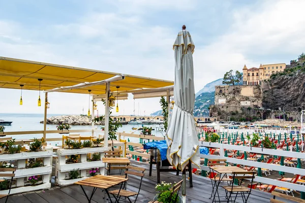 View on the Amalfi coast from the village of Maiori, Campania - Italy