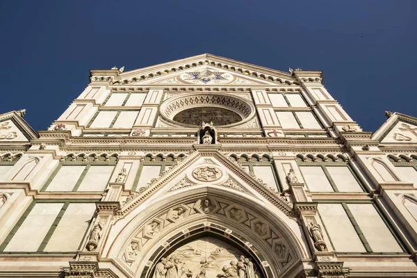 Floransa Toskana Daki Santa Croce Bazilikası Bakın — Stok fotoğraf