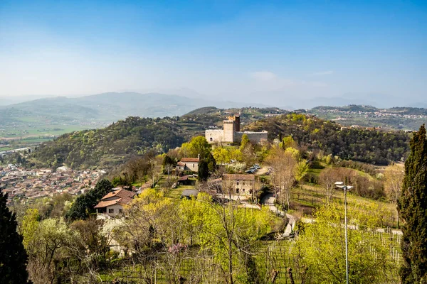 Montecchio Maggiore Kalesi Vicenza Talya — Stok fotoğraf